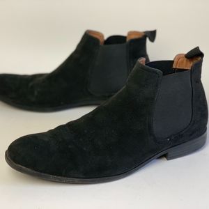 H&M Chelsea Boots Suede Mens 11 Black